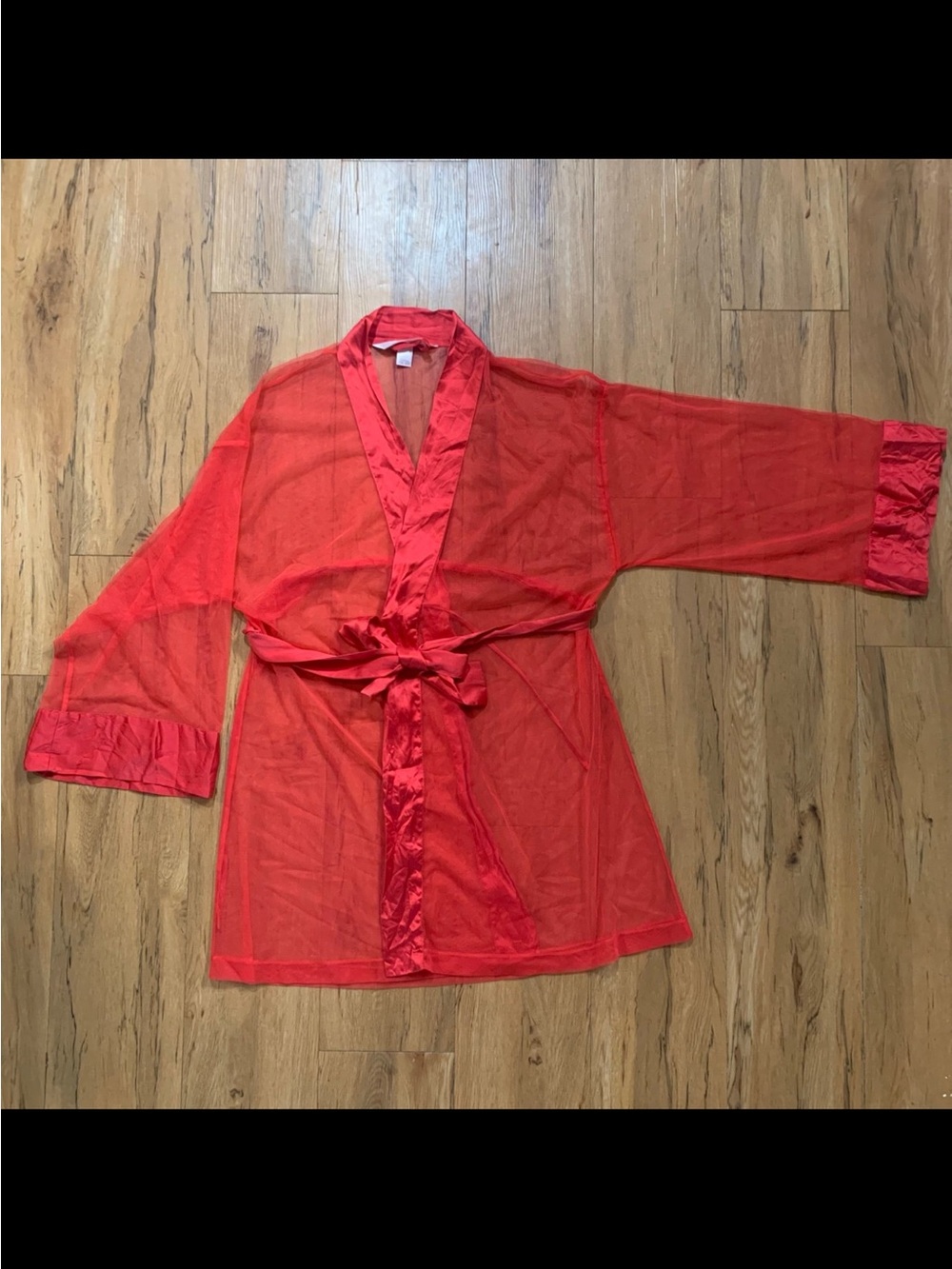 Y2K Victoria’s Secret red robe